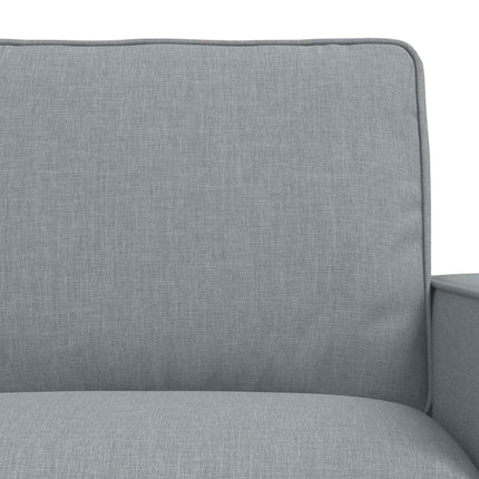 Soffset 2 pcs Ljusgrå 222 x 80 x 82 cm tyg
