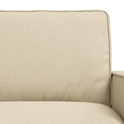 Soffset 2 pcs Kräm 222 x 80 x 82 cm tyg