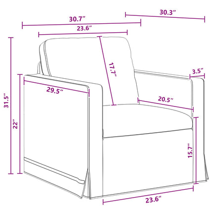 Soffset 2 pcs Mörkgrå 198 x 78 x 80 cm Sammet