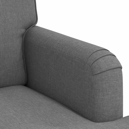 Soffset 2 pcs Mörkgrå 201 x 80 x 85 cm tyg