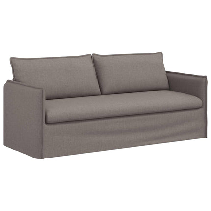 Soffset 2 pcs Taupe 196 x 82 x 85 cm Tyg