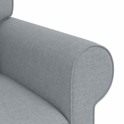 Soffa Ljusgrå 95 x 82 x 80 cm tyg