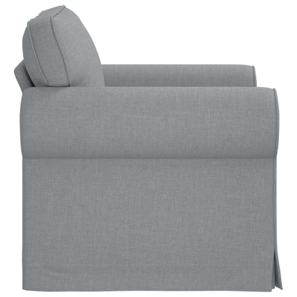 Soffa Ljusgrå 95 x 82 x 80 cm tyg