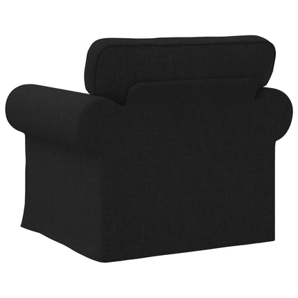 Soffa Svart 95 x 82 x 80 cm tyg