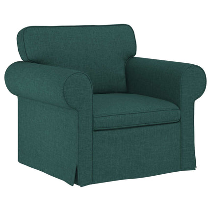 Soffa Mörkgrön 95 x 82 x 80 cm tyg