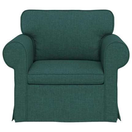 Soffa Mörkgrön 95 x 82 x 80 cm tyg