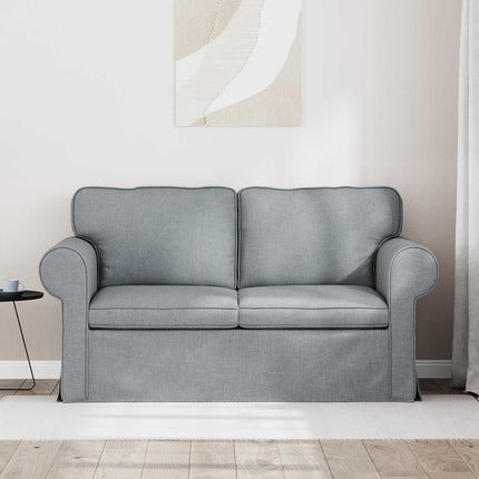 Soffa Ljusgrå 155 x 82 x 80 cm tyg