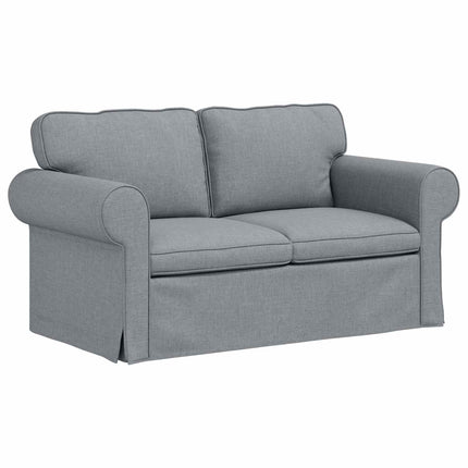 Soffa Ljusgrå 155 x 82 x 80 cm tyg