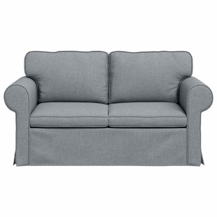 Soffa Ljusgrå 155 x 82 x 80 cm tyg
