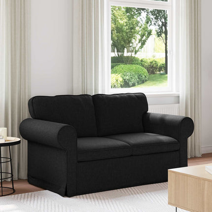 Soffa Svart 155 x 82 x 80 cm tyg