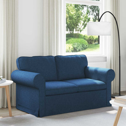 Soffa Blå 155 x 82 x 80 cm tyg