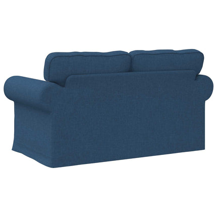 Soffa Blå 155 x 82 x 80 cm tyg