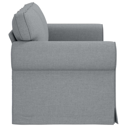 Soffa Ljusgrå 175 x 82 x 80 cm tyg