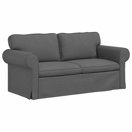 Soffa Mörkgrå 175 x 82 x 80 cm tyg
