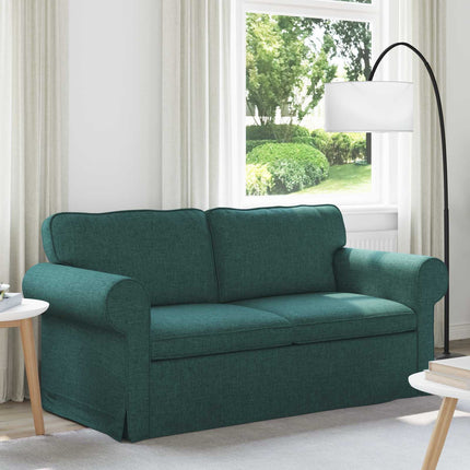 Soffa Mörkgrön 175 x 82 x 80 cm tyg