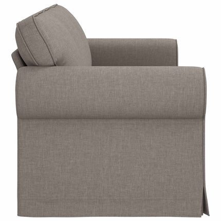 Soffa Taupe 215 x 82 x 80 cm tyg