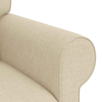 Soffa Kräm 245 x 82 x 80 cm tyg