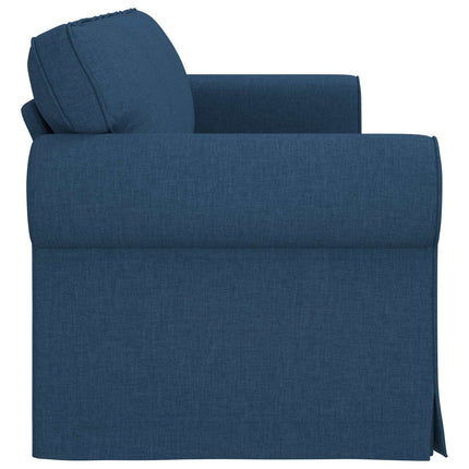 Soffa Blå 245 x 82 x 80 cm tyg