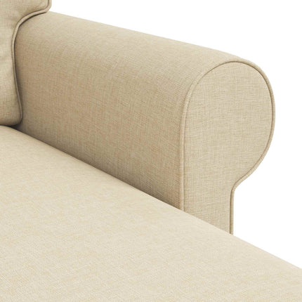Soffa Kräm 195 x 138 x 80 cm tyg