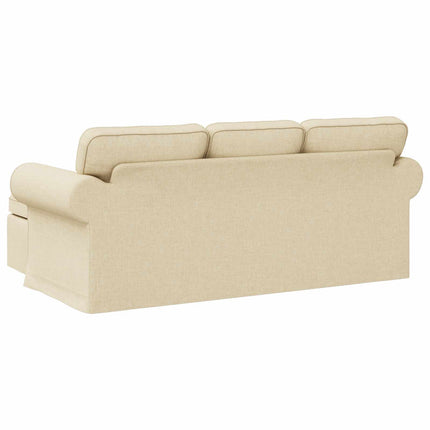 Soffa Kräm 195 x 138 x 80 cm tyg