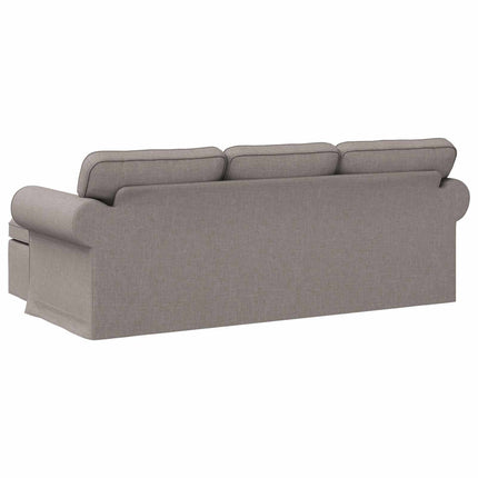 Soffa Taupe 215 x 138 x 80 cm tyg