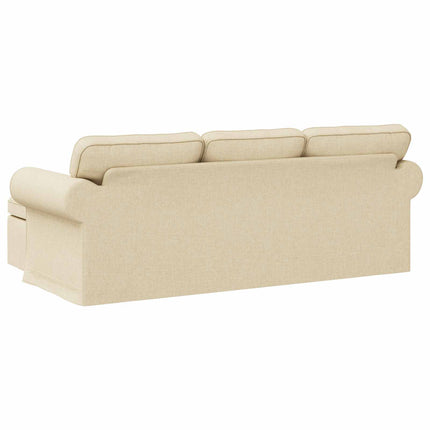 Soffa Kräm 215 x 138 x 80 cm tyg