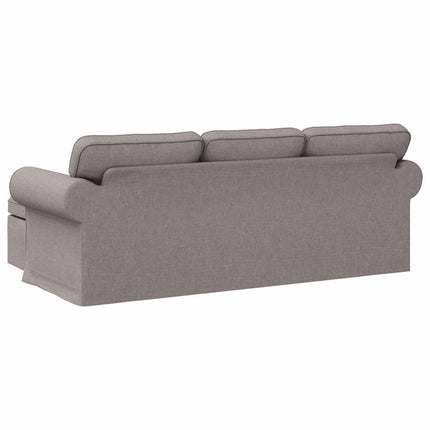 Soffa Taupe 245 x 138 x 80 cm tyg