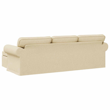 Soffa Kräm 245 x 138 x 80 cm tyg