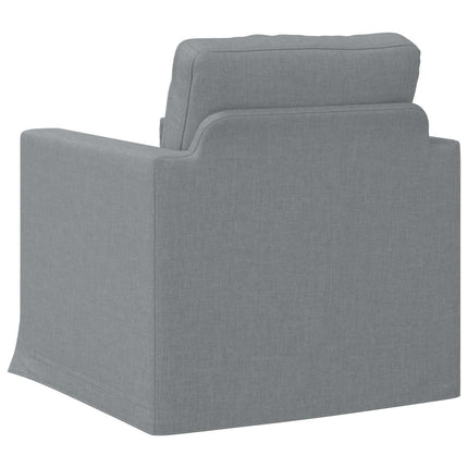 Soffa Ljusgrå 78 x 78 x 80 cm tyg