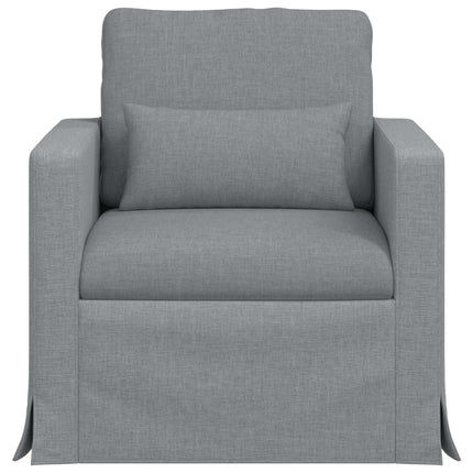 Soffa Ljusgrå 78 x 78 x 80 cm tyg