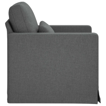 Soffa Mörkgrå 78 x 78 x 80 cm tyg