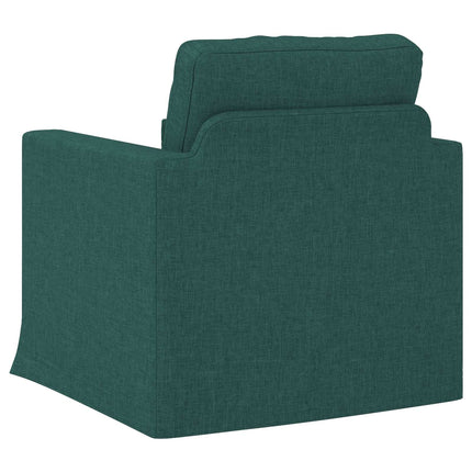 Soffa Mörkgrön 78 x 78 x 80 cm tyg