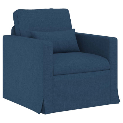 Soffa Blå 78 x 78 x 80 cm tyg