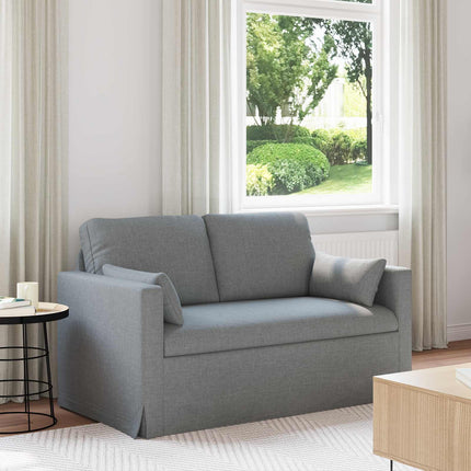 Soffa Ljusgrå 139 x 78 x 80 cm tyg