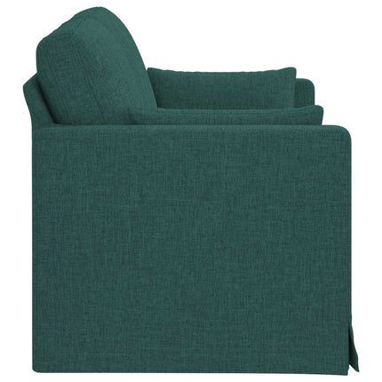 Soffa Mörkgrön 139 x 78 x 80 cm tyg