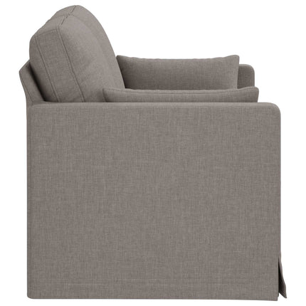 Soffa Taupe 139 x 78 x 80 cm tyg