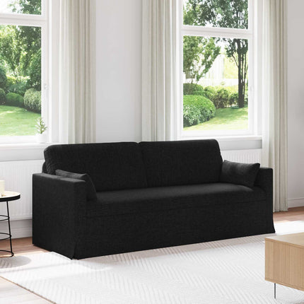 Soffa Svart 198 x 78 x 80 cm tyg