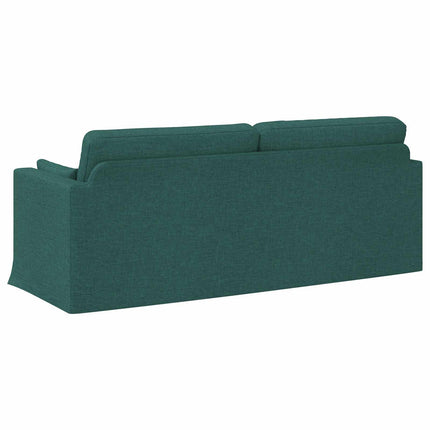 Soffa Mörkgrön 198 x 78 x 80 cm tyg