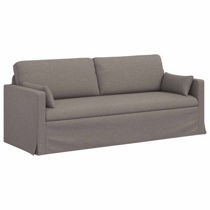 Soffa Taupe 198 x 78 x 80 cm tyg