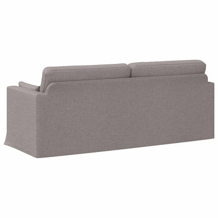 Soffa Taupe 198 x 78 x 80 cm tyg