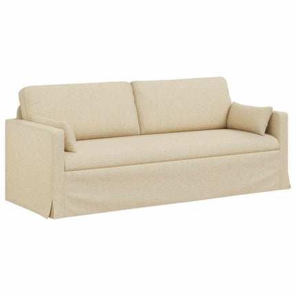 Soffa Kräm 198 x 78 x 80 cm tyg