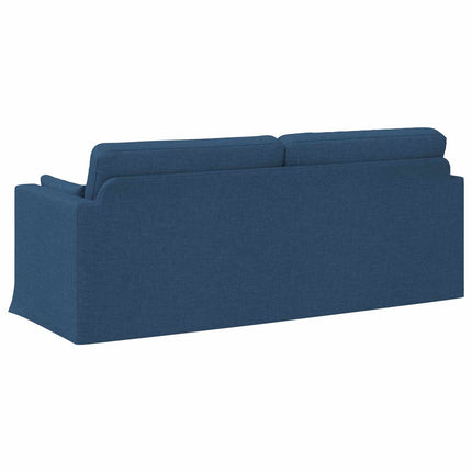 Soffa Blå 198 x 78 x 80 cm tyg