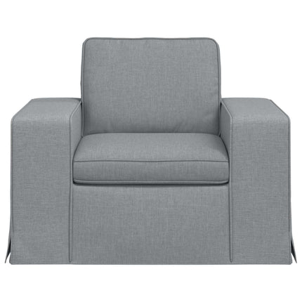 Soffa Ljusgrå 103 x 80 x 82 cm tyg