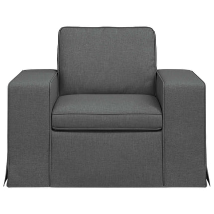 Soffa Mörkgrå 103 x 80 x 82 cm tyg