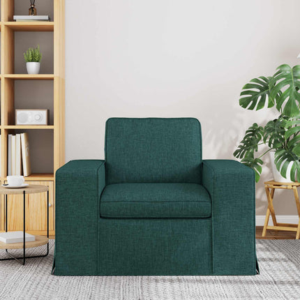Soffa Mörkgrön 103 x 80 x 82 cm tyg