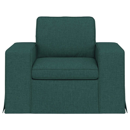 Soffa Mörkgrön 103 x 80 x 82 cm tyg
