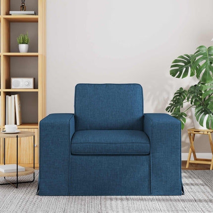 Soffa Blå 103 x 80 x 82 cm tyg
