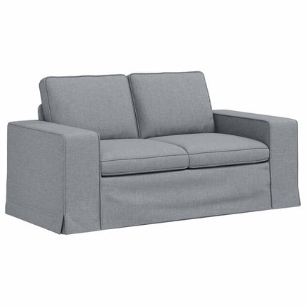 Soffa Ljusgrå 162 x 80 x 82 cm tyg