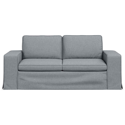 Soffa Ljusgrå 182 x 80 x 82 cm tyg