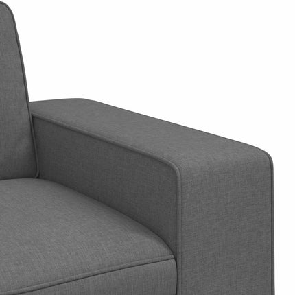 Soffa Mörkgrå 182 x 80 x 82 cm tyg
